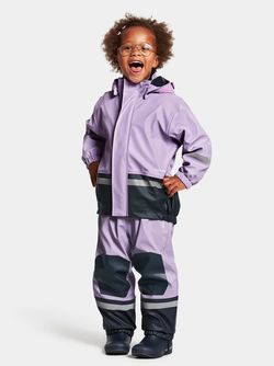 Didriksons Boardman Kids Regntøy  Digital Purple - Didriksons