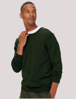 Onswyler Crew Knit NOOS Grønn - Only and sons