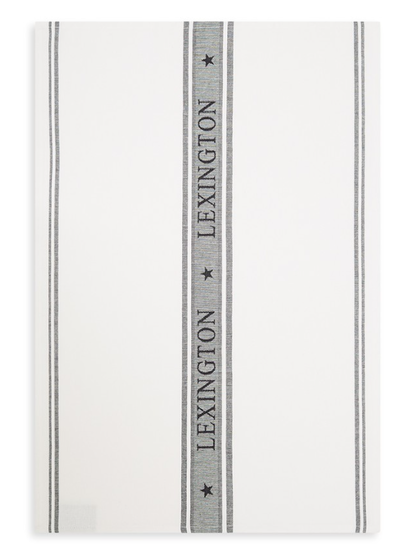 Icons Star Kitchen Towel - 50x70 White/Black - Lexington