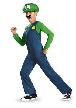 Disguise Super Mario Classic Costume Luigi S (Age 4-6) 4-6 - Karneval