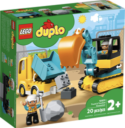 Lego 10931 Lastebil og beltegravemaskin 10931 - Lego duplo