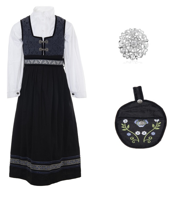 Oline Festdrakter med veske