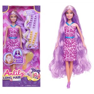 Anlily med langt hår