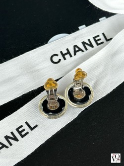 Chanel Camélia Earrings  Svart - Chanel