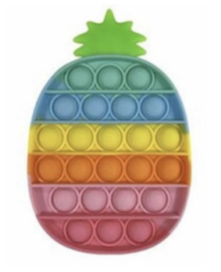 Plop up! Pop it - regnbue pastell Annanas - Fidget Toys
