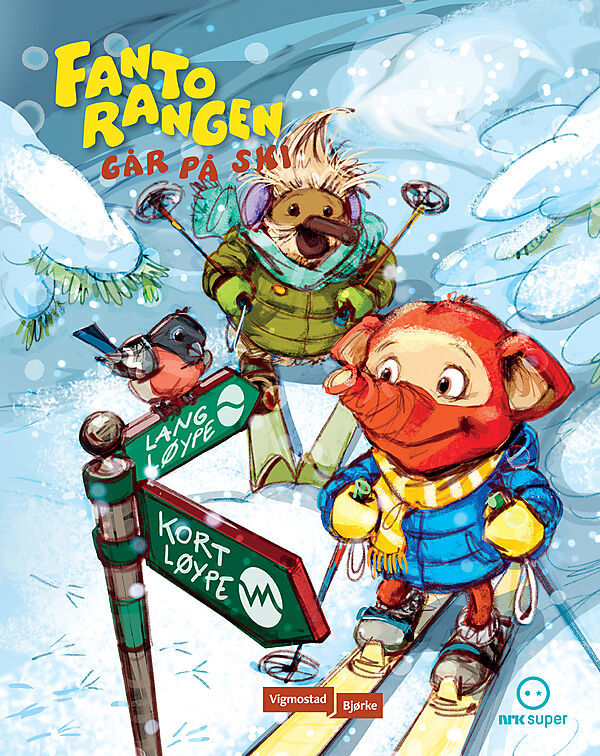 Fantorangen går på ski - lesebok