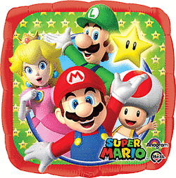 Super Mario - Folieballong   - Bursdag/Fest
