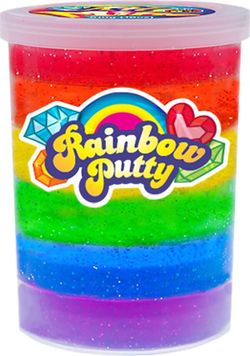 Slime mega rainbow putty Regnbue - Småvarer