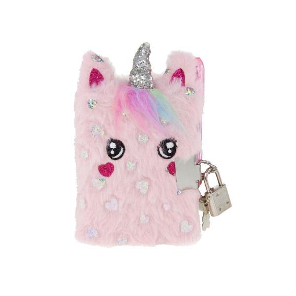 DAGBOK MINI UNICORN ROSA 10,8X8,5CM TINKA