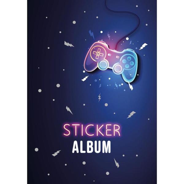STICKER ALBUM 14,5x21CM GAMING