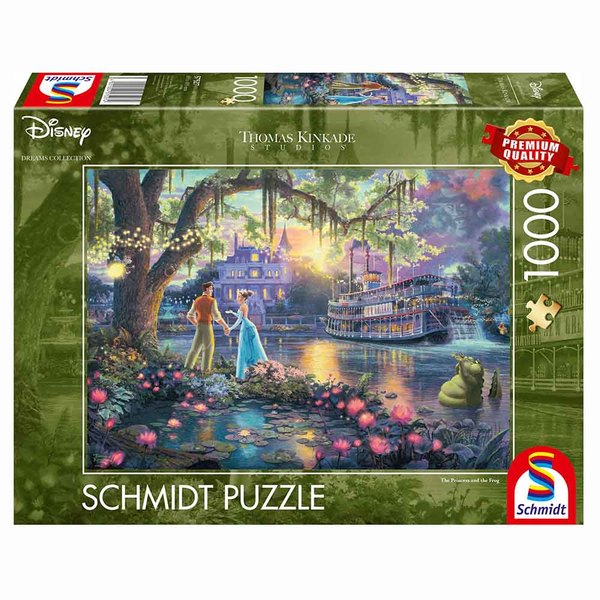 Schmidt puslespill 1000 Thomas Kinkade: Disney - The Princess and the Frog