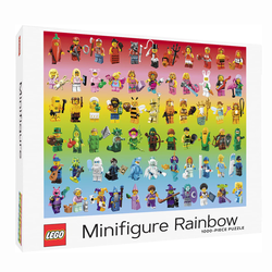 Lego puslespill 1000 Minifigure Rainbow 1000 - Puslespill