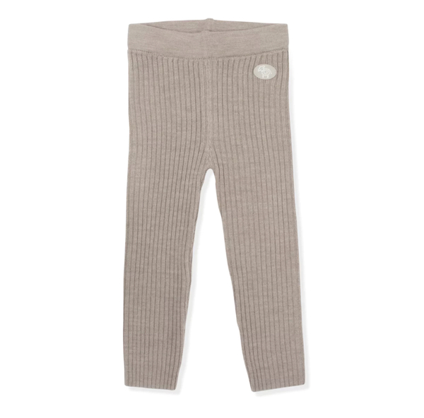 Lillelam bukse ribb ull beige