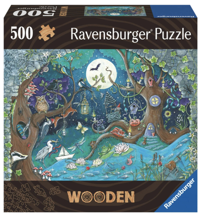 Ravensburger puslespill 500 Trepuslespill Fantasiskogen  500 biter - Salg
