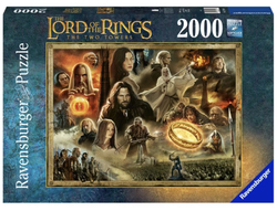 Ravensburger puslespill 2000 Lord Of The Rings The Two Towers  2000 bita - Ravensburger