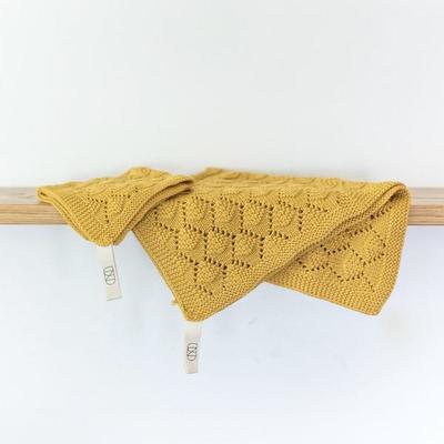 UND Washcloth 25x25 Mustard  - UND Signature 