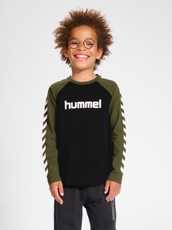 Hummel Boys Ls T-shirt OLIVE NIGHT - Hummel