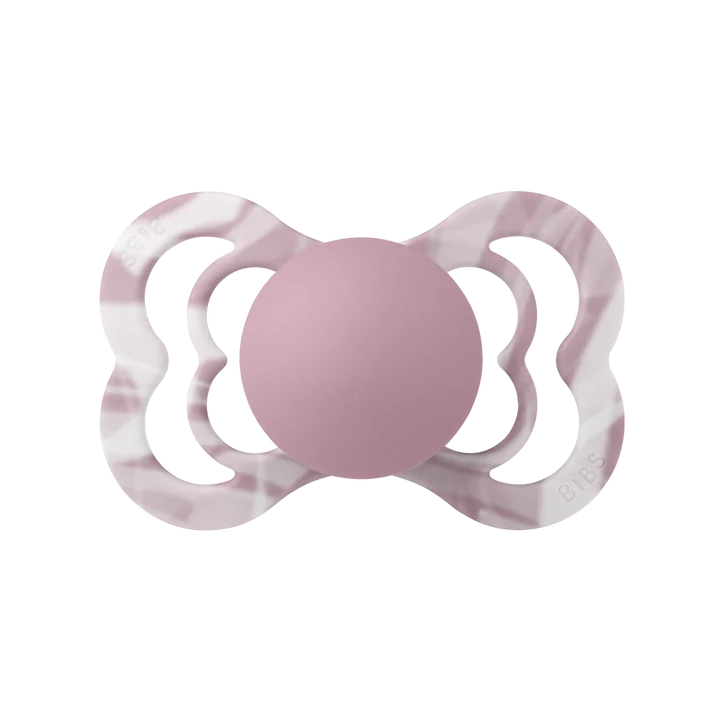 BIBS Supreme 2pk tie dye Heather White/silicone - str 1