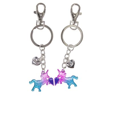 Nøkkelringer unicorn 2stk BFF unicorn - Salg