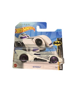 Hot Wheels 1:64 - Batmobile Kvit - Batman Batmobile Kvit - Hot Wheels