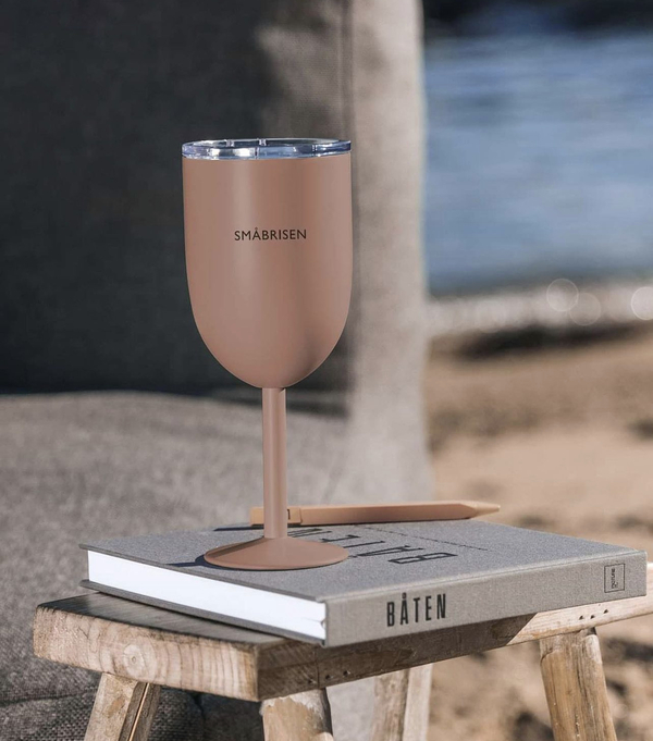 SMÅBRISEN - ROSA TERMOGLASS M/STETT