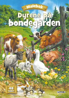 MALEBOK DYRENE PÅ BONDEGÅRDEN