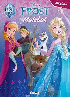 MALEBOK WD FROST 10 ÅRS JUBILEUM malebok - Salg