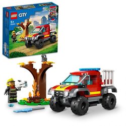LEGO 60393 Brannvesenets firehjulstrekker  Brannvesenets firehjulstrekker - Lego city
