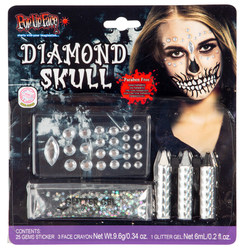 Make Up Kit Diamond Skull Makeup Diamon skull - Halloween