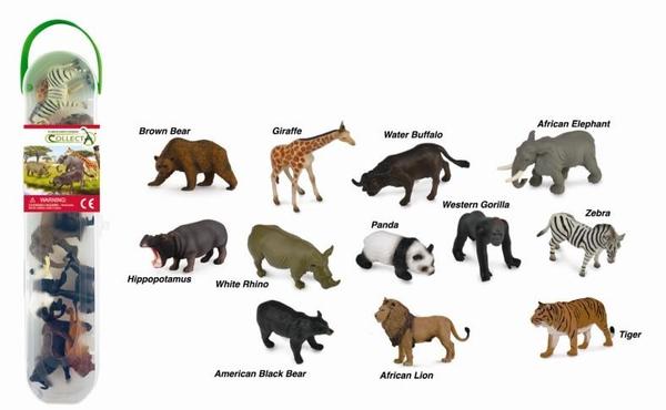 Collecta BOKS VILLE DYR 12 STK