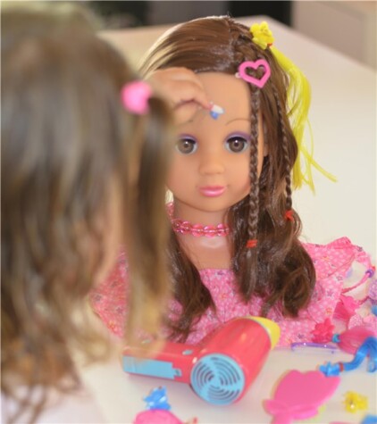 DUKKE - HF SMINKE- OG HÅRDUKKE BROWN