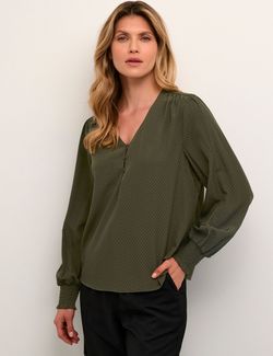 Tia Blouse Forest Night  - Kaffe Clothing
