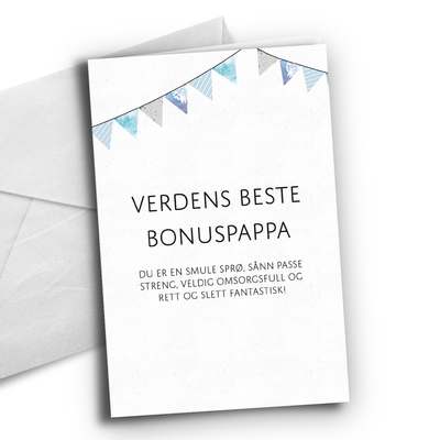 Farsdagskort Bonuspappa - Happystar