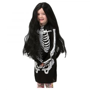 Parykk til barn - Svart