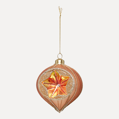 UND - Julekule Gylden med krater - UND Signature 