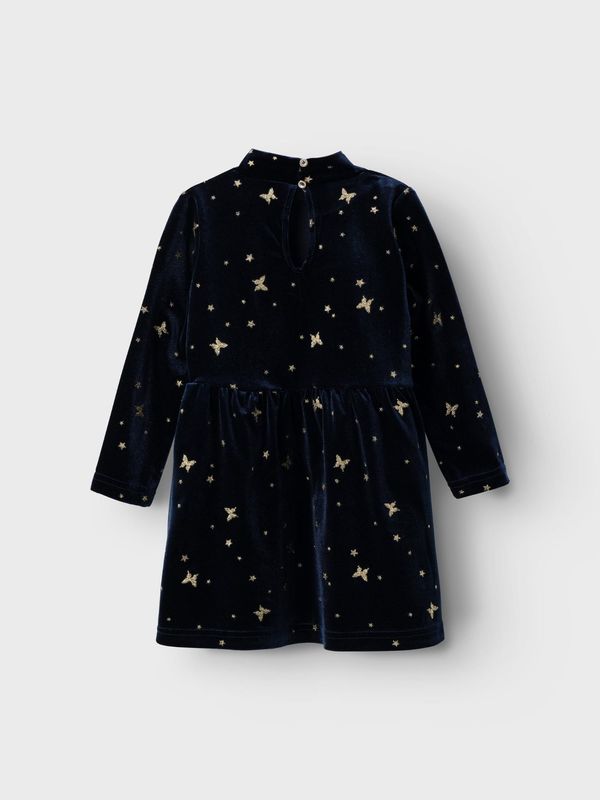 NMFRIFLY LS VEL DRESS