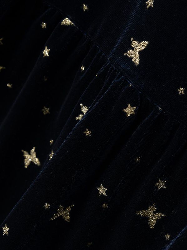 NMFRIFLY LS VEL DRESS