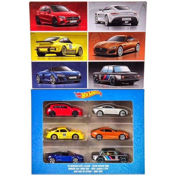 Hot Wheels Themes European Vehicles Multipack 1:64