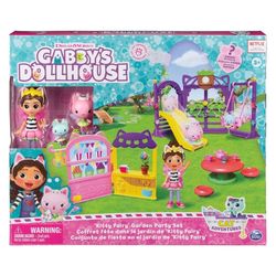 Gabby's Dollhouse Fairy Playset Kitty fairy garden party set - Salg