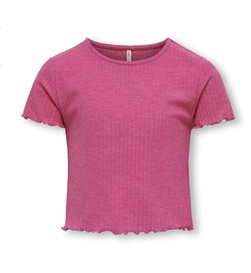 Nella T-shirt O-Neck Top Raspberry Rose - Kids Only 