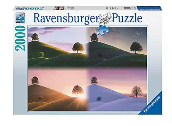 Ravensburger puslespill 2000 Årstider illustrasjon