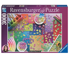 Ravensburger puslespill 3000 Puzzles on Puzzles 3000 biter - Ravensburger