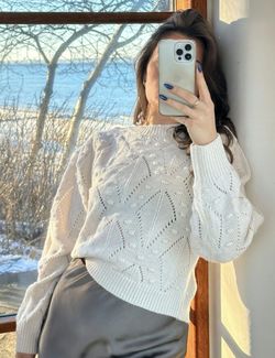Max dot knit blouse Off White  - Neo noir