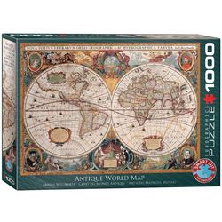 Eurographics puslespill 1000 Orbis Geographica World Map  1000 biter - Eurographics 