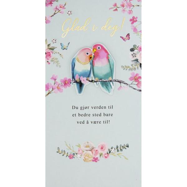 Dobbel kort - "GLAD I DEG"