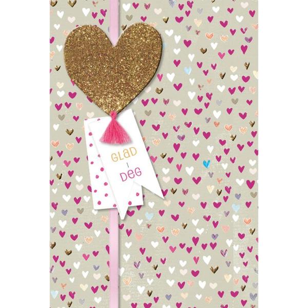 dobbel kort - "Glad i deg" 