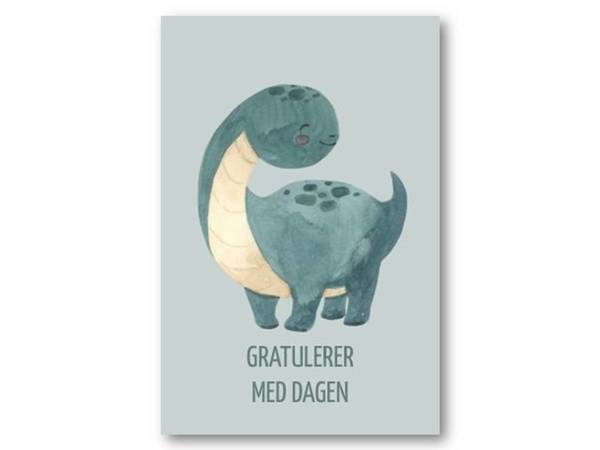 Gratulerer med dagen | 10x15 cm