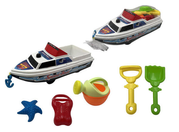 SPEEDBÅT M/SANDLEKER (35CM)