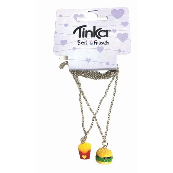 KJEDE 2STK HAMBURGER/POMMES FRITES TINKA BEST FRIENDS