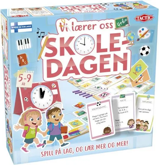 Vi lærer oss skoledagen